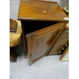 Mahogany bedside cupboard