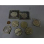 Collection of Vintage Crown Coins, etc to include 1922 American Dollar