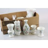 Collection of Aynsley ' Pembroke ' Items including Vases, Jars and Bowls