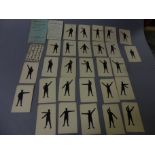 Scarce original set of WWI semaphore cards, with a 1915 semaphore instruction booklet and outpost