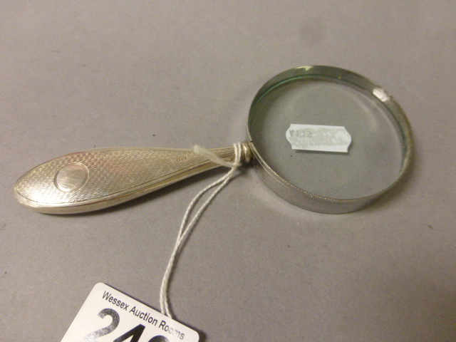 Silver Handled Magnifying Glass