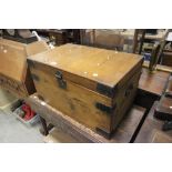 Victorian pine tack box