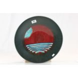Large Glazed Plate / Charger, unmarked but probably Antita Harris or Poole