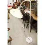Cream Metal Adjustable Standard Lamp