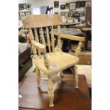 Doll's Pine Windsor Style Chair