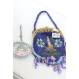 Two vintage beaded purses