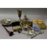 Mixed collectibles to include: Ansties cigarette stand, paperweight