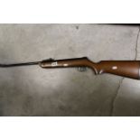 A .22 BSA meteor break barrel air rifle.