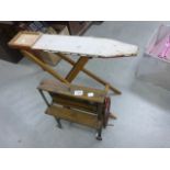A vintage Triang childs mangle, plus a childs ironing board