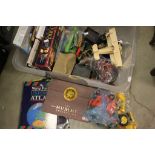 Box of Mixed Toys including Bob the Builder, Cameras, Large Ladle, etc