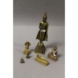 Mixed Bronze & other Buddha figures