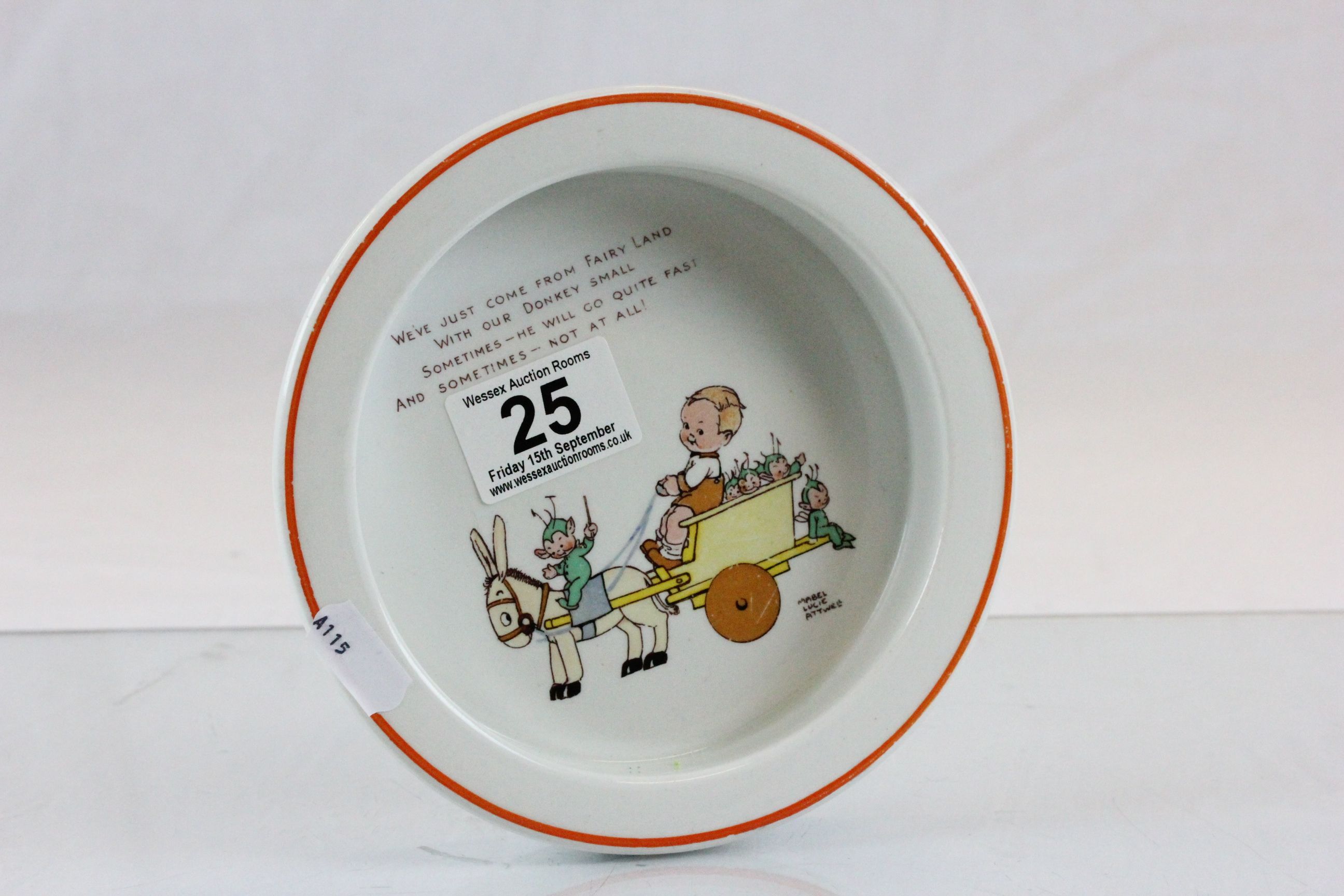 Mabel Lucie Atwell Baby Bowl by Shelley