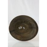 Turned treen wooden bowl