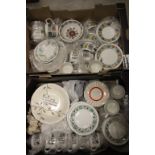 Broadhurst (Kathie Winkle) tableware, approx 57pcs including Calypso, October, Mexico, Kon Tiki etc