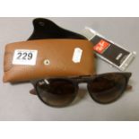 Cased pair of original Ray Ban sunglasses