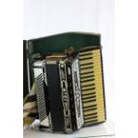 Stepani piano accordion, cased