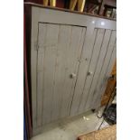 Victorian painted pine storage cupboard