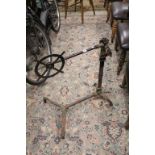 Two Late 19th / Early 20th century Metal Adjustable Bedside Lecturns