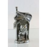 British Bulldog Silvered Plaque / Doorstop