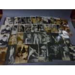Approximately 37 vintage erotic postcards and photographs