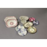 Collection of antique miniature plates