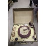 Vintage Cased Collaro High Fidelity Record Changer model R.C. 54