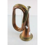 Military style brass & copper bugle