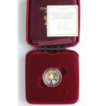 Ghana 500 Sika 9ct gold coin 2002 with COA