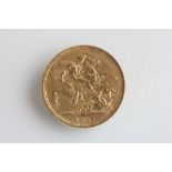 1895 Gold full Sovereign coin