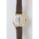 Ladies vintage 18k gold Omega dress watch in original box with papers, no; 11180516