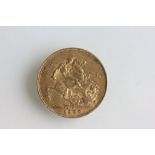 1900 gold Full Sovereign coin
