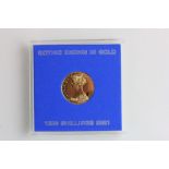 2001 Somalia gold 1000 Shillings coin