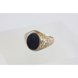 9ct Gold Black Onyx Ring