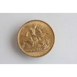 1968 Gold full Sovereign coin