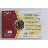 2006 gold bullion full Sovereign coin