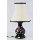 Moorcroft lamp with original shade
