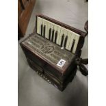 A vintage accordian .