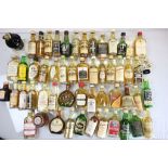 Large quantity of malt and blended Whisky miniatures to include Deanston, Glenturret, Ballantines,