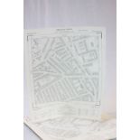 50 Ordnance Survey Maps, scale 1:1250 (or 50.688 inches to 1 mile), mainly 1960's including Chelsea,