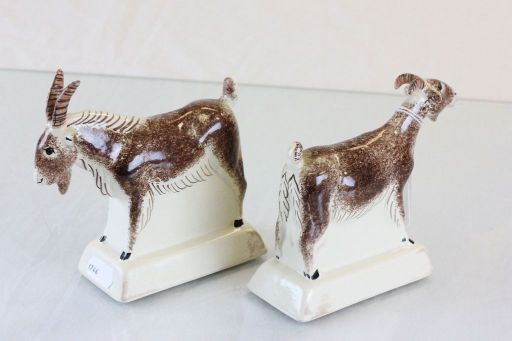 Pair of Rye Pottery goats, "Billy" & "Nanny" - Image 2 of 3