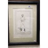 Thomas McLean, 1829, an ebonised framed print of a horse jockey