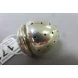 Sterling Silver Pomander with hinged lid