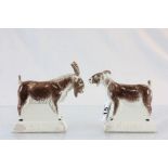 Pair of Rye Pottery goats, "Billy" & "Nanny"