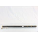 Police type truncheon with painted crown & numbered V.R 18