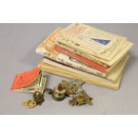 Collection of WW2 Home front & related items to include Home Guard badges and booklets