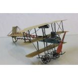 Tin plate model of a plane