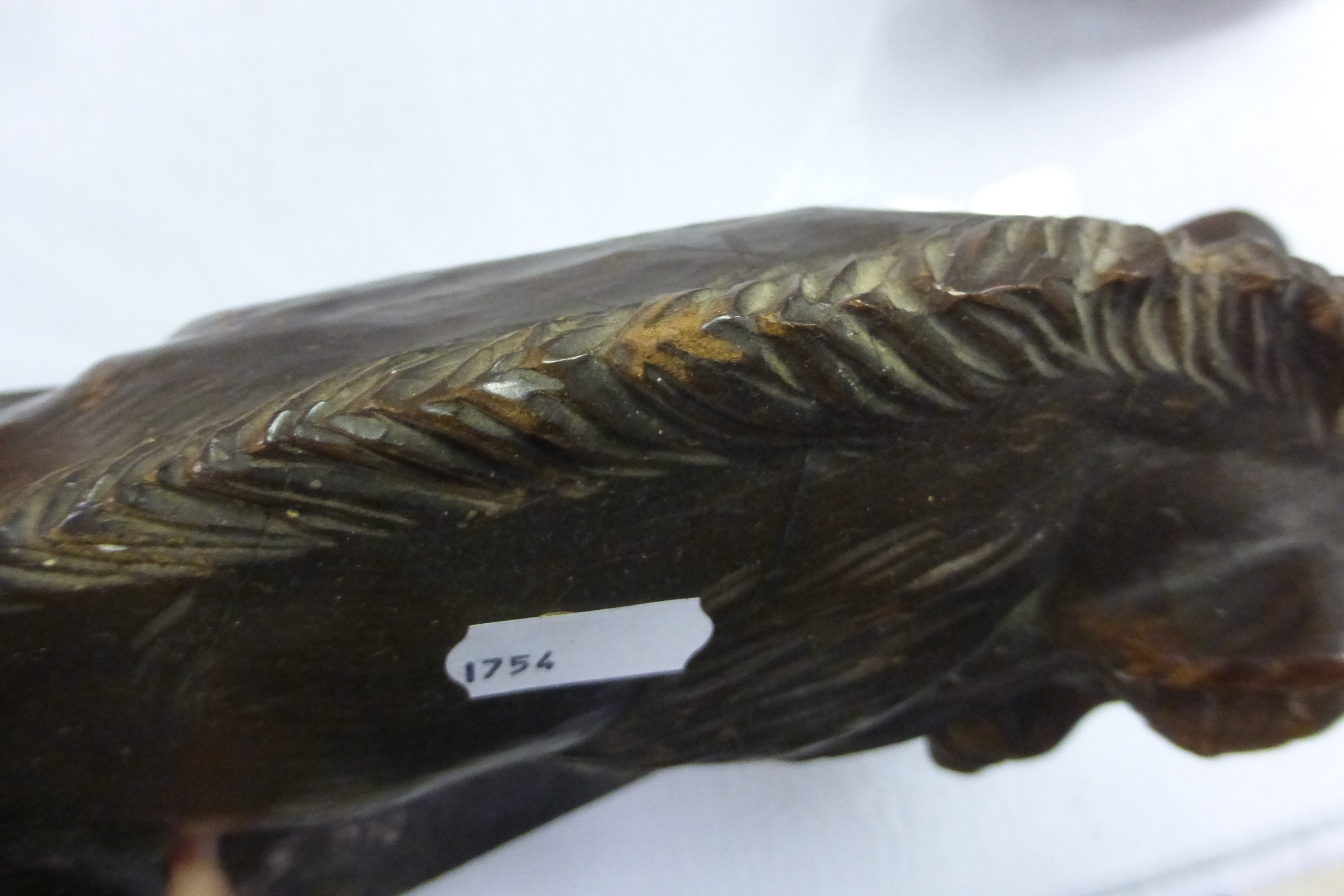 Well carved Black Forest wooden Boar with stamped makers marks to base - Image 6 of 8