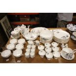 A comprehensive Royal Albert Queens Messenger dinner service.