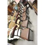 Set of mid 19th Century mahogany dining chairs