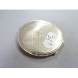 Art Deco Silver compact